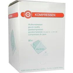 Mullkompressen 10x10cm 12F Steril 100 ST