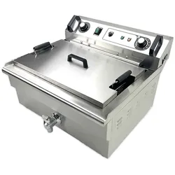 HCB Fritteuse - 30 Liter - 400V - Edelstahl