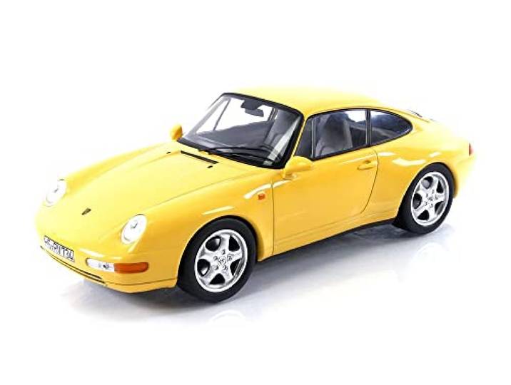 MODELLINO IN SCALA COMPATIBILE CON PORSCHE 911 CARRERA 1994 YELLOW 1:18 NOREV NV187596