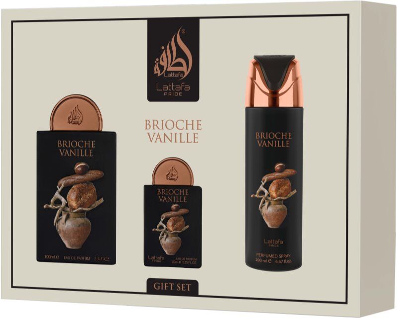 Lattafa Brioche Vanille coffret cadeau mixte 1 pcs