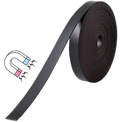 nobo Magnetband 1,0 x 500,0 cm schwarz