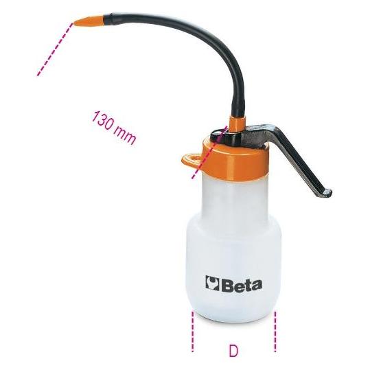 Beta Tools DRUCKÖLER MIT FLEXIBLER ROHR 250ML 1754/250 BETA UTENSILI SPA (BE 1754/250)