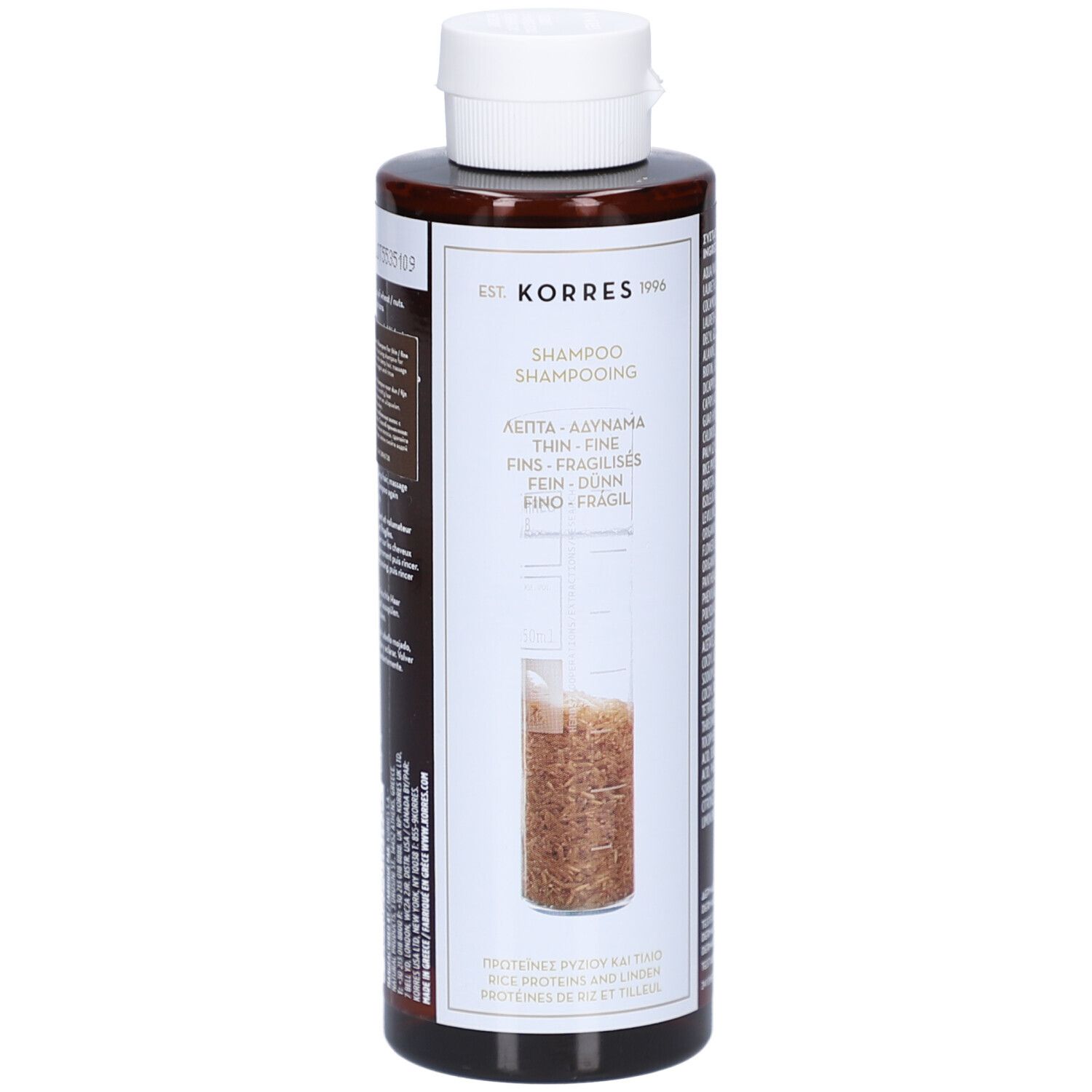 Korres Shampoo Rijst Proteïnen & Linden ok Nlfrende 250 ml