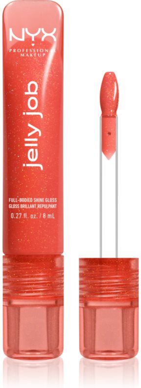 NYX Professional Makeup Jelly Job sparkle lip gloss with magnifying effect shade Jelly Squeeze 7.5 ml