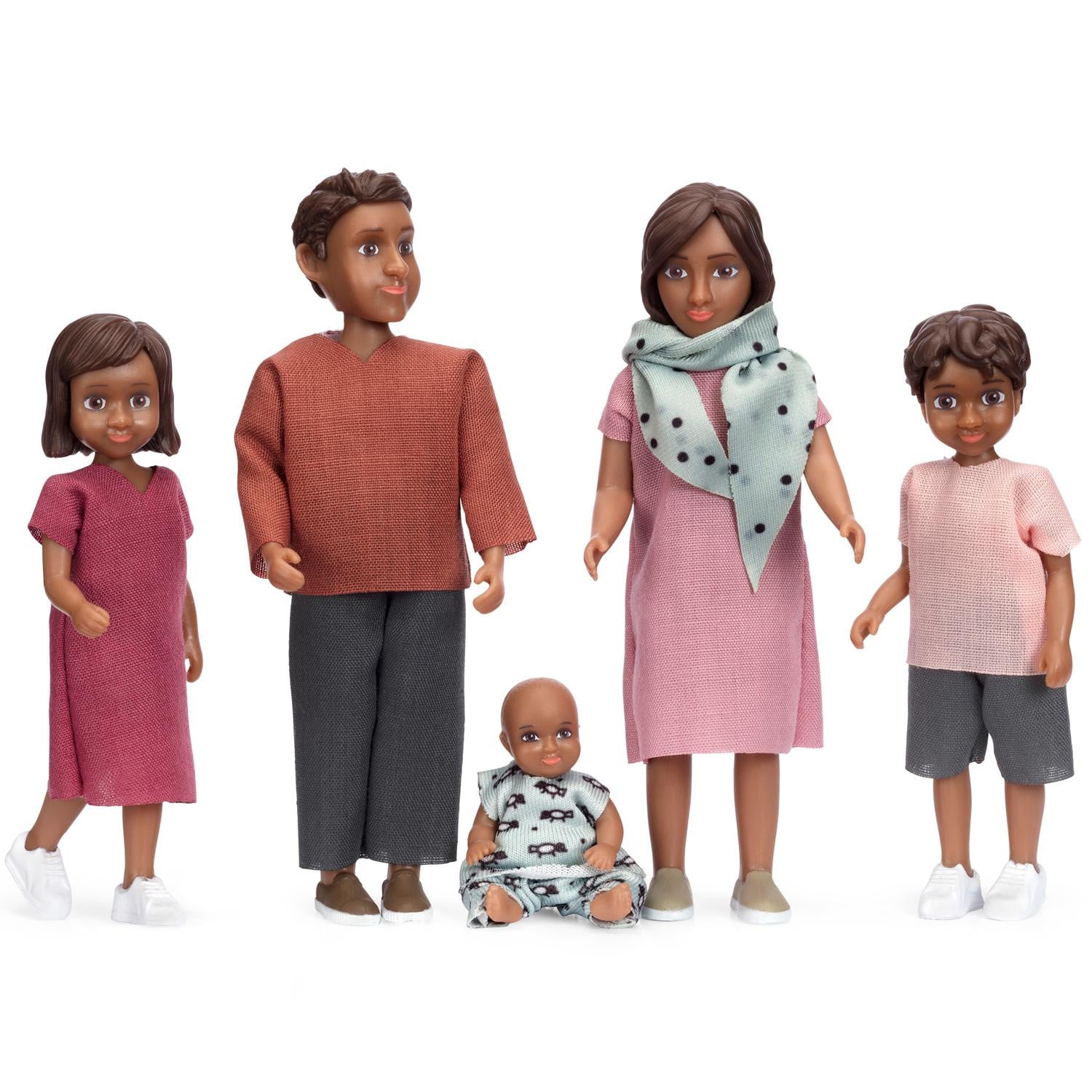 Lundby Poppenhuis met Nikki poppenfamilie en biegepoppen