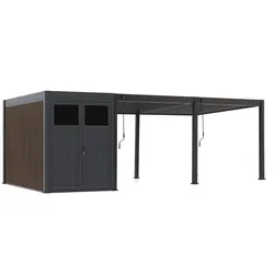 Cedrino Pergola 530x360x255 cm inkl. Stauraum 360x200 cm