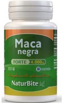 Naturbite Black Maca Forte 4000 Mg 60 Tablets