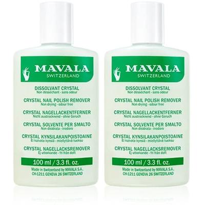 Mavala Dissolvant Crystal 100Ml x2 2x100 ml Nagellackentferner