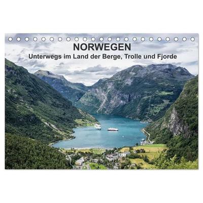 Norwegen - Unterwegs im Land der Berge, Trolle und Fjorde (Tischkalender 2027 DIN A5 quer), CALVENDO Monatskalender