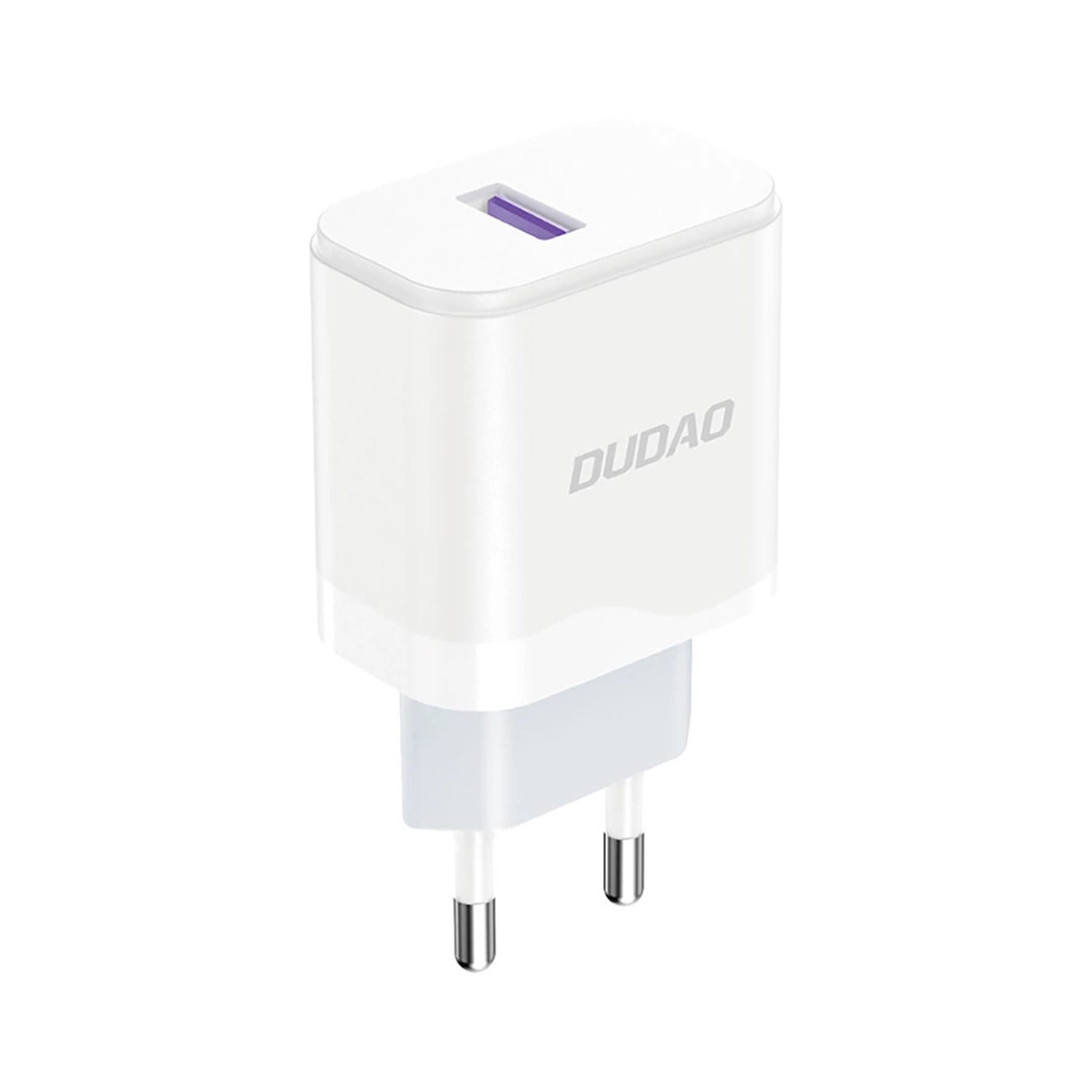 Dudao A20EU USB-A 18W + USB-A - micro USB, wit