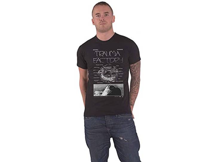 Nothing Nowhere T Shirt Digital Landscape Band Logo nieuw Officieel Mannen