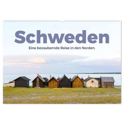 Schweden - Eine bezaubernde Reise in den Norden. (Wandkalender 2027 DIN A2 quer), CALVENDO Monatskalender