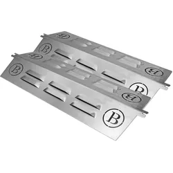 Flammschutzblech | V4A Edelstahl | Broil King Baron & Crown | 4er Set
