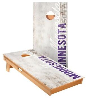 Skip's Garage Minnesota Vintage Gameday Cornhole Boards