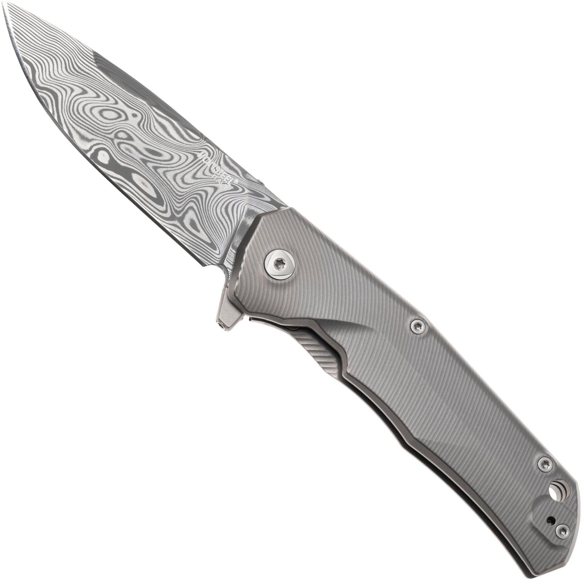 Lionsteel TRE DT GY Titanium, Thor damast