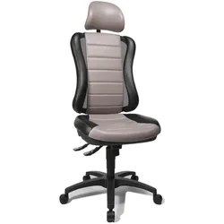 Topstar Bürostuhl Headpoint RS sw/grau, mit Kopfstütze