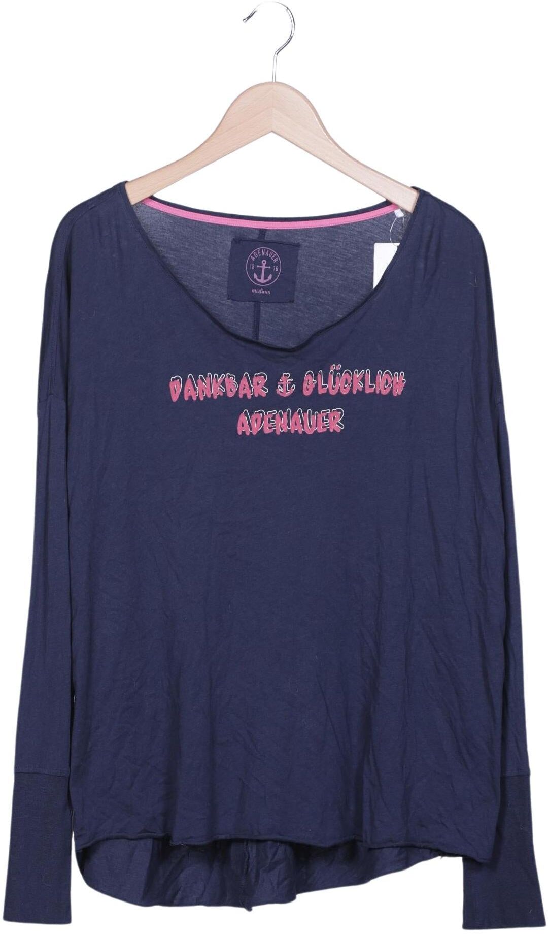 Adenauer & Co Damen Langarmshirt, Marineblau, Gr. M, kein / Etikett - Second Hand