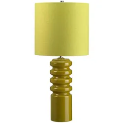 Elstead Lighting, Tischlampe, Contour Tischleuchte E27 Limone Limone, Made in UK (E27)