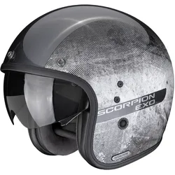 Scorpion BELFAST II Quest Jethelm - silber-schwarz - L (58/59)