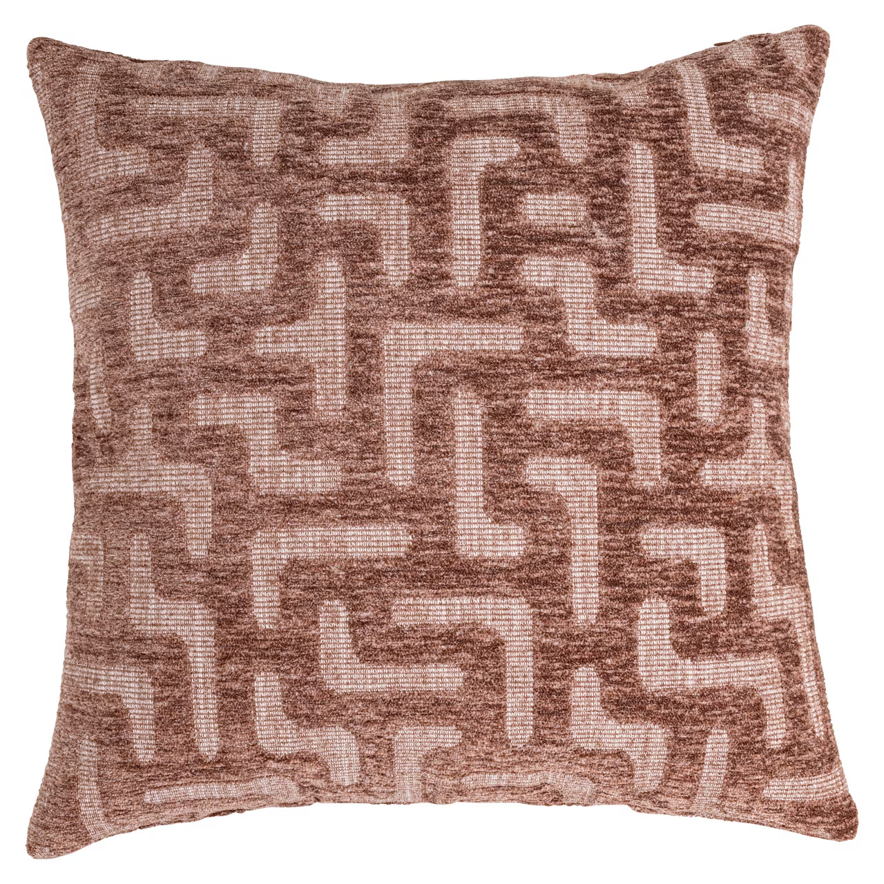 Richmond Interiors Kussen Lexa Labyrinth, Blush, 50 x 50 cm