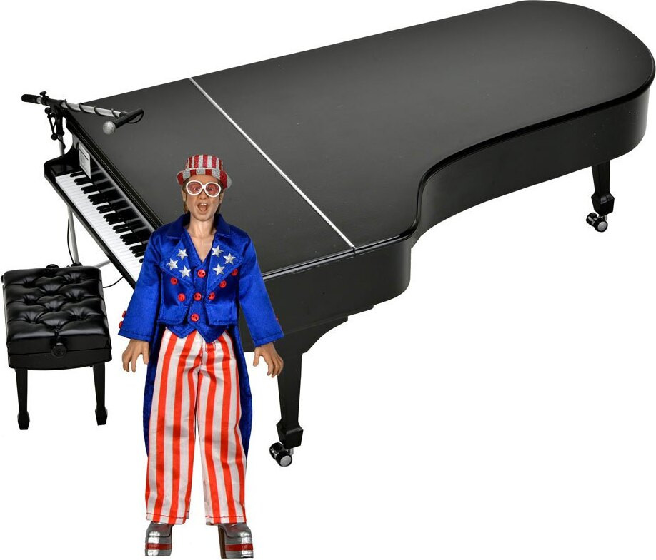 NECA Deluxe Elton John Live In '76 actiefiguur, 20 cm