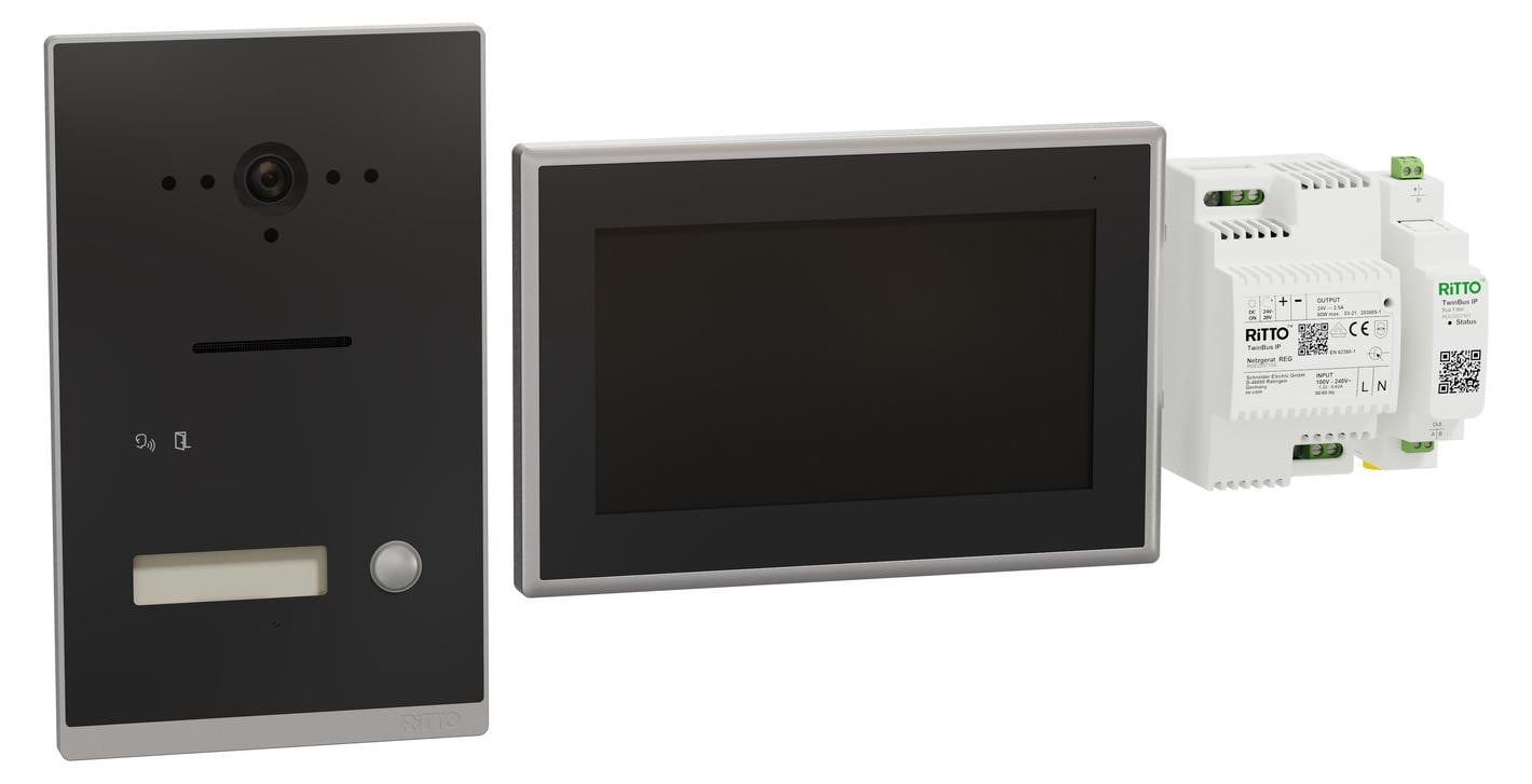 Ritto Listo Video RGE2094150 TwinBus IP Set voor eengezinswoningen