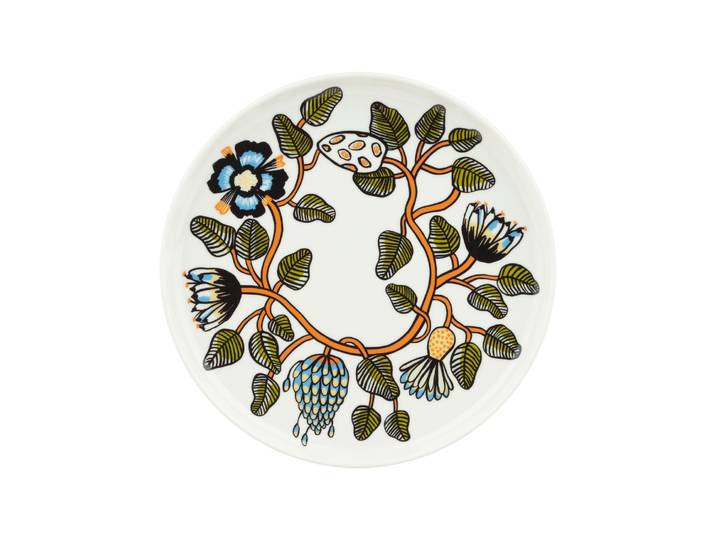Marimekko - Assiette Tiara - Multicolore - Grès - Designer Erja Hirvi