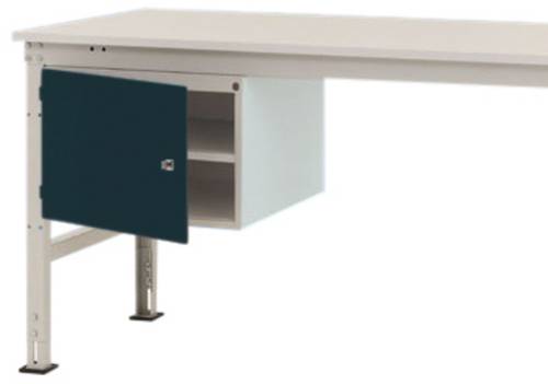 Manuflex ZB4713.7016 Gehäuse-Unterbau UNIVERSAL Stationär, Nutzhöhe 300mm mit 1 Tür links angeschlagen. Für Tischtiefe 800mm