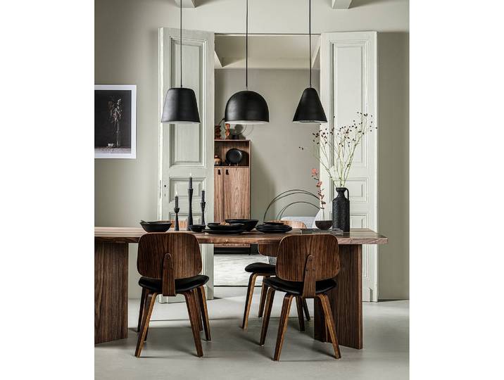 Esszimmerstuhl Marla 48 x 81 x 50cm Schwarz/Braun