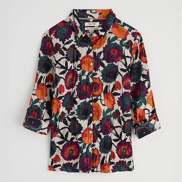 Seasalt Larissa Shirt Figurative Floral Aran