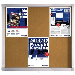 Franken Schaukasten für den Innen- und Außenbereich »ECO SK6KE« braun, 75x70.4x4.5 cm