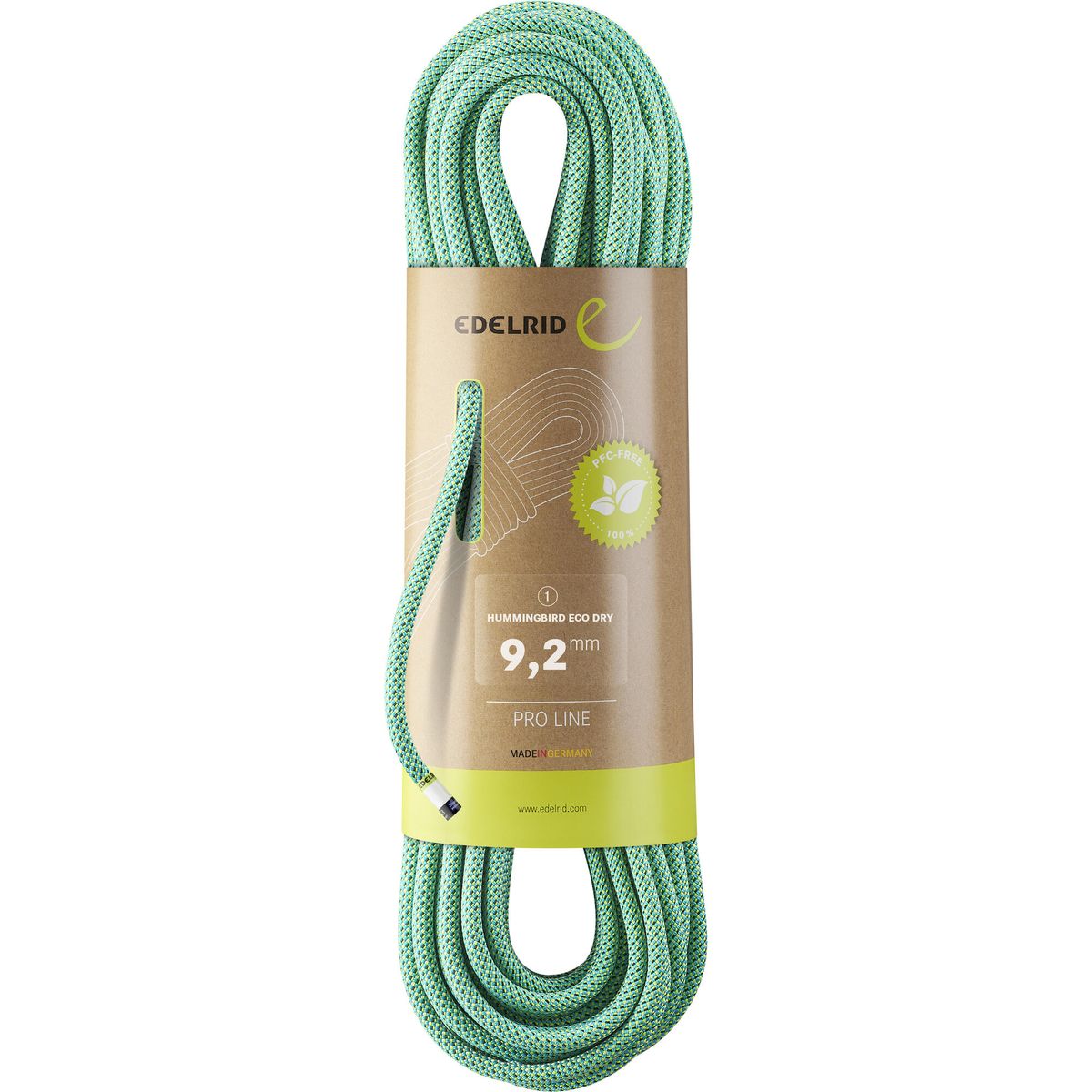 Edelrid Hummingbird Eco Dry 9,2mm icemint-citrus (057) 30 M 713420300570