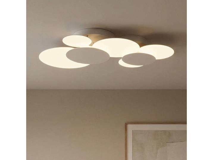 IDEAL LUX LED Deckenlampe Cloud, weiß / opal, für Wohn- / Esszimmer, Metall, Modern, LED Deckenleuchte