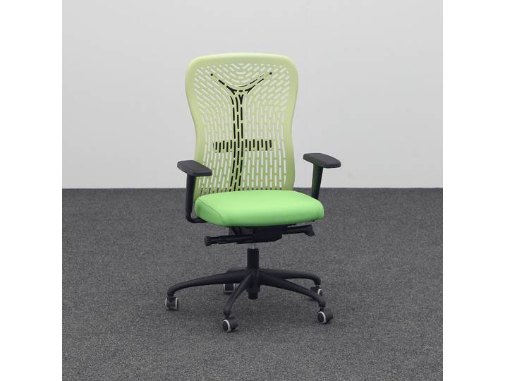 Bürodrehstuhl Moving Chairs mit 1D Armlehnen, Grün, Neu, Ergonomischer Stuhl - ideal für flexibles Arbeiten