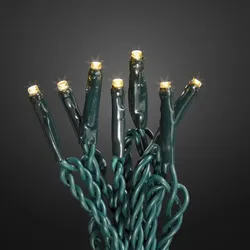 Hellum LED-Lichterkette 7,90m 80 LED's Warmweiß batteriebetrieben m. Timer IP44