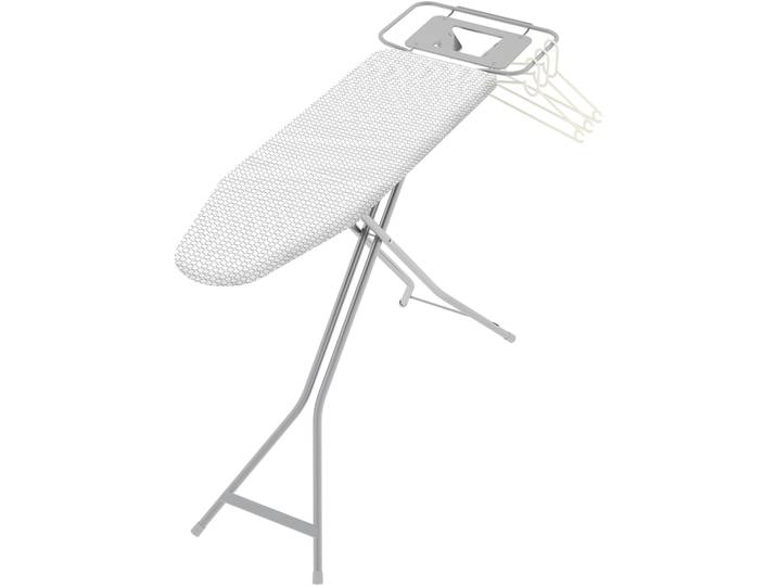 Bügelbrett BISCHOF COLOMBO Tropfen/Poseidon , blau (silberfarben, türkis), B:165cm T:48cm, Bügelbretter, Bügelbrett, inkl. 3 Kleiderbügel