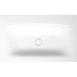 BetteLux Einbauwaschtisch, 1 Hahnloch, ohne Überlauf, 800x495x120mm, A161-000HLW1, Farbe: Weiß