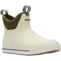 XTRATUF WOMEN ANKLE DECK CAMP Gummistiefel 2027 bone white/dark olive - 38