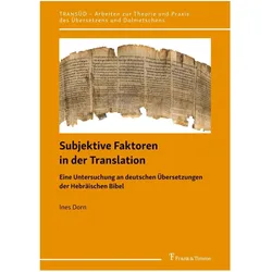 Subjektive Faktoren in der Translation, Fachbücher von Ines Dorn