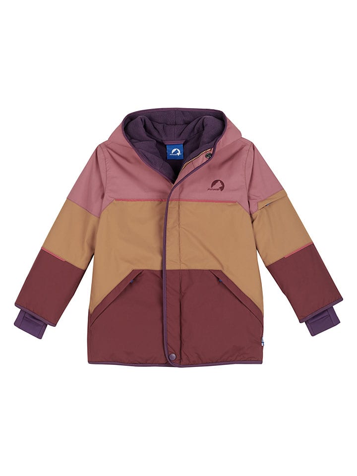 finkid Winterjacke "Taika Snow" in Rot/ Orange - 130/140