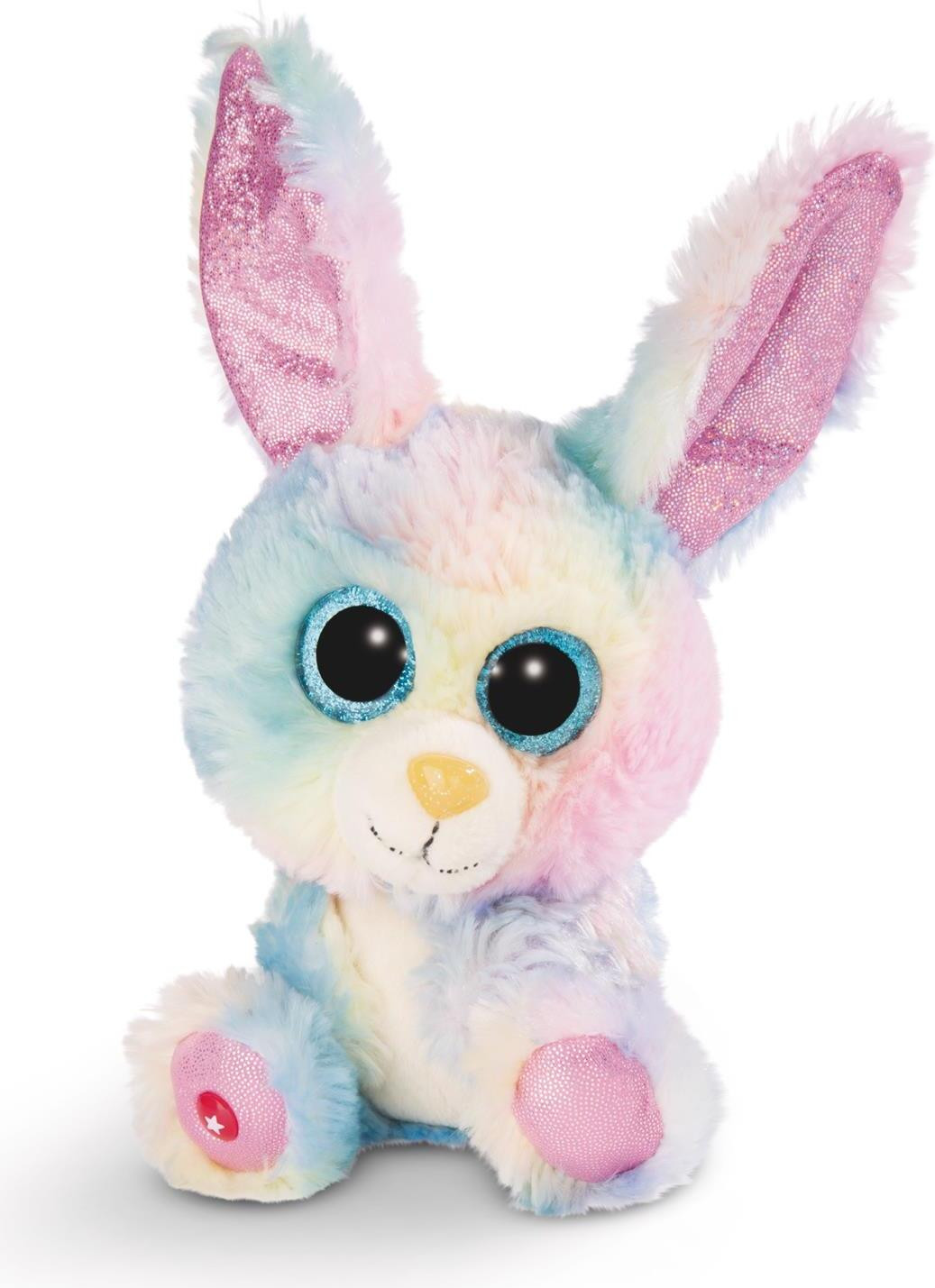 NICI Glubschis Knuffelkonijn Regenboog Snoep