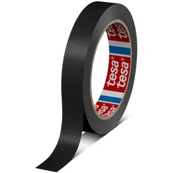 tesa, Klebeband, Verpackungsklebeband 60404, 19 mm x 66 m, schwarz (19 mm)