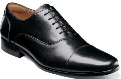 Florsheim Postino Cap Toe Balmoral Oxford Shoes - Mens 11.5 Black Oxford D