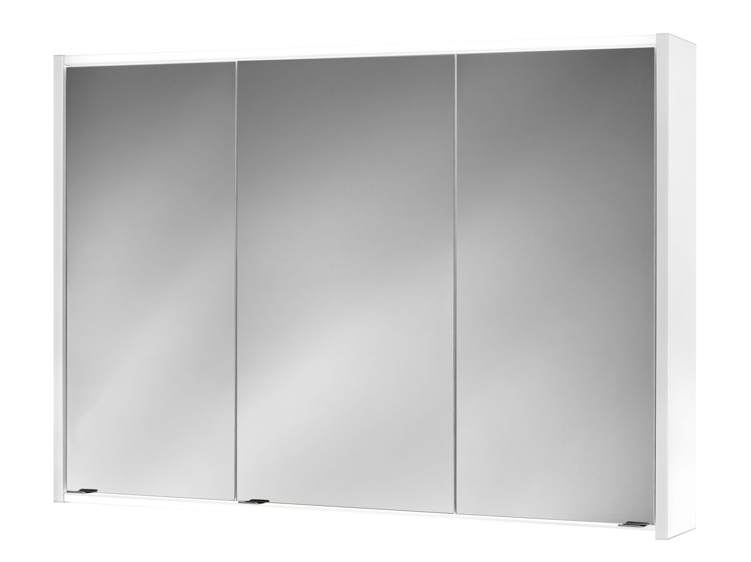 JOKEYPLASTIK Batu 100 LED Spiegelschrank weiß,3 Spiegelt., B100xH71xT16 09186534