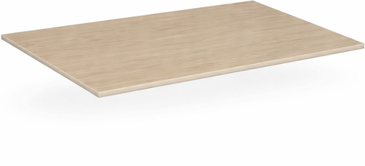 B2B Partner Tischplatte 1200 x 800 x 18 mm, Eiche natur