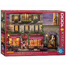 eurographics Puzzle - Zum Chapeau Rouge Restaurant in Paris - 1000 Teile 300908