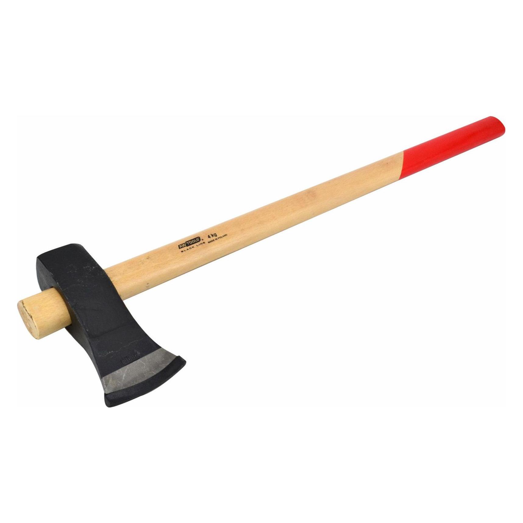 AW Tools AWTOOLS CHEESE-HAMMER 4.0kg WOODEN WALK Black LINE (AW33067BL)