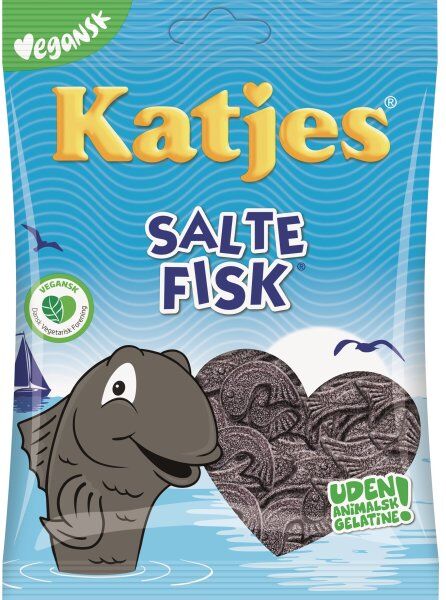 Katjes Salte Fisk, 175 G