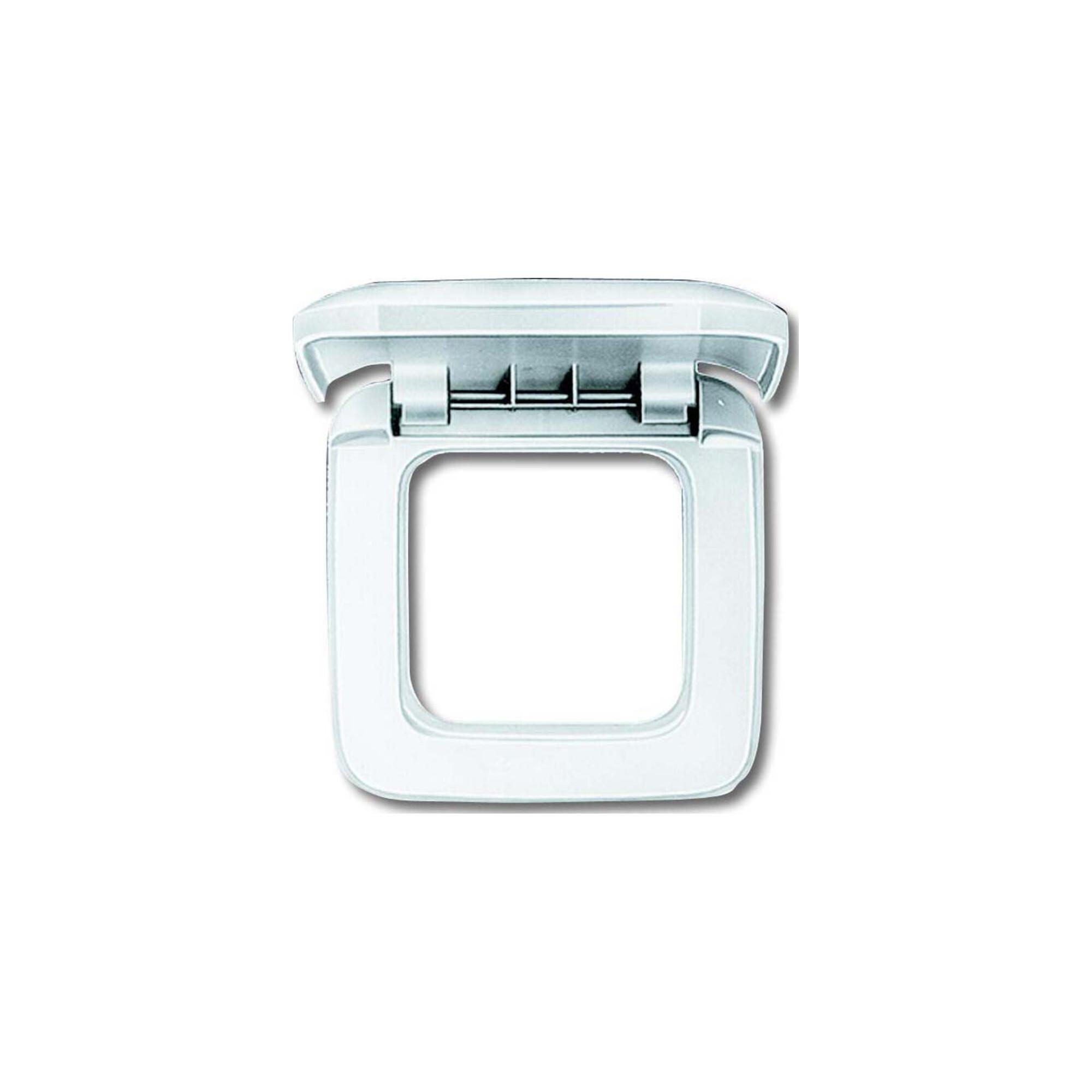 Busch-Jaeger Rahmen 1-fach aws, m.Klappdeckel 2518-214 (2CKA001719A0061)