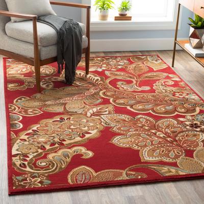 Livabliss Butler Transitional Paisley Area Rug